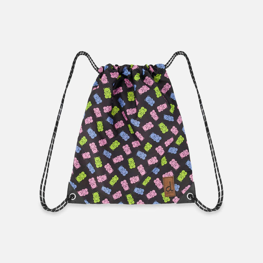 Little Girl Gummy Bears Lightweight Durable Drawstring Bag