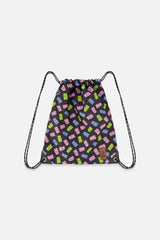 Little Girl Gummy Bears Lightweight Durable Drawstring Bag