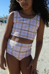 Sunkissed Plaid Two Piece Tank