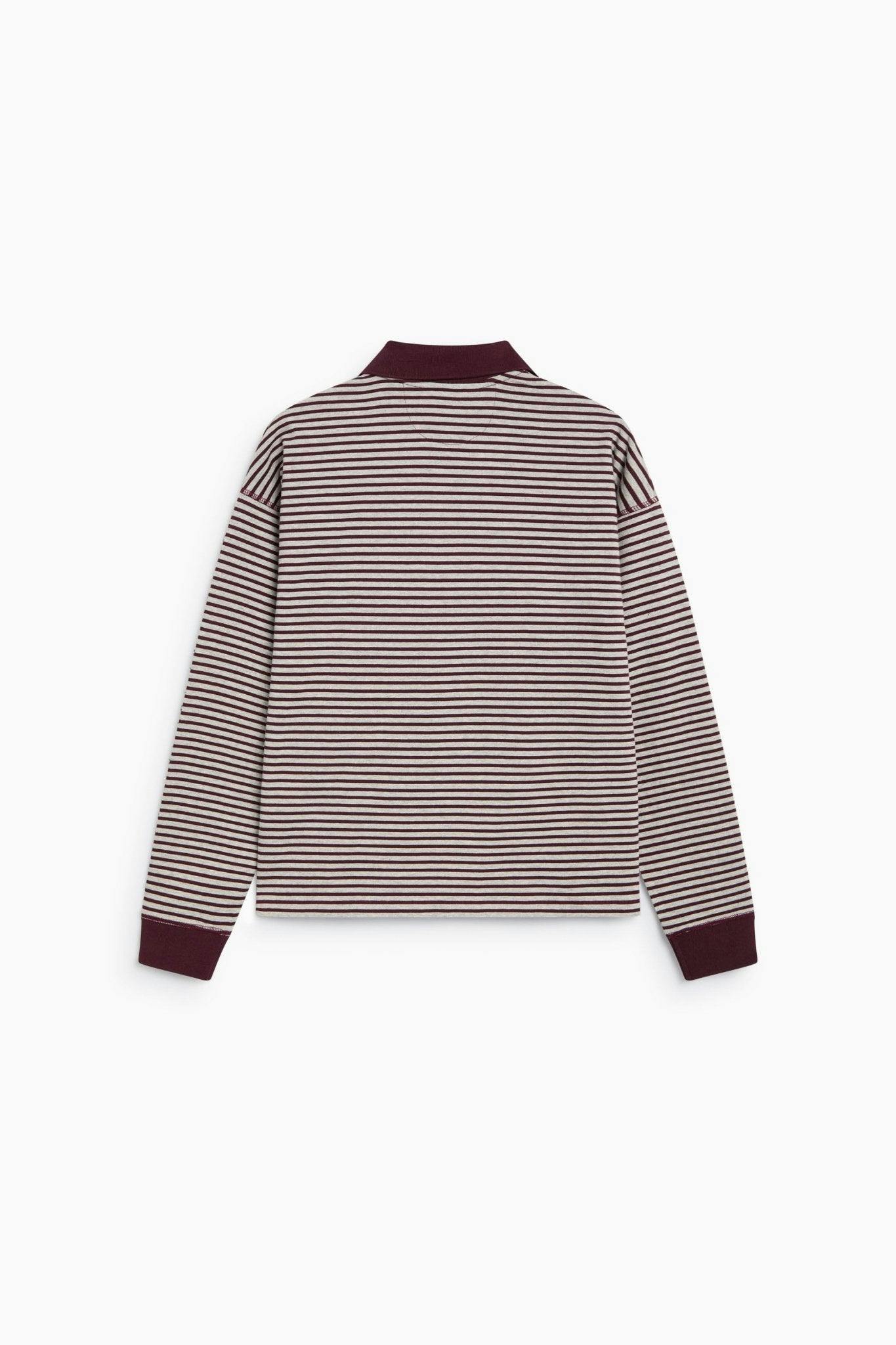 Ona Woman Polo Winetesting Stripe