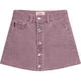 Jenny Mini Skirt | Pink Houndstooth