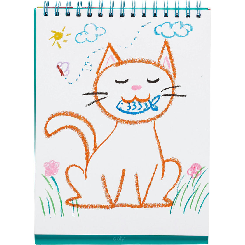 Cat Parade Twist-up Watercolor Gel Crayons - Set of 12
