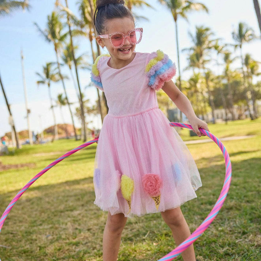 Ice Cream Shimmer Tulle Dress