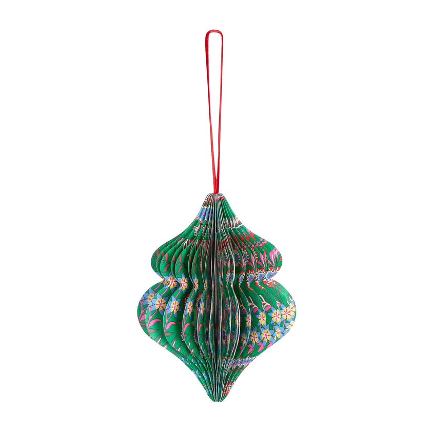 Meri Meri x Liberty Paper Honeycomb Tree Decorations