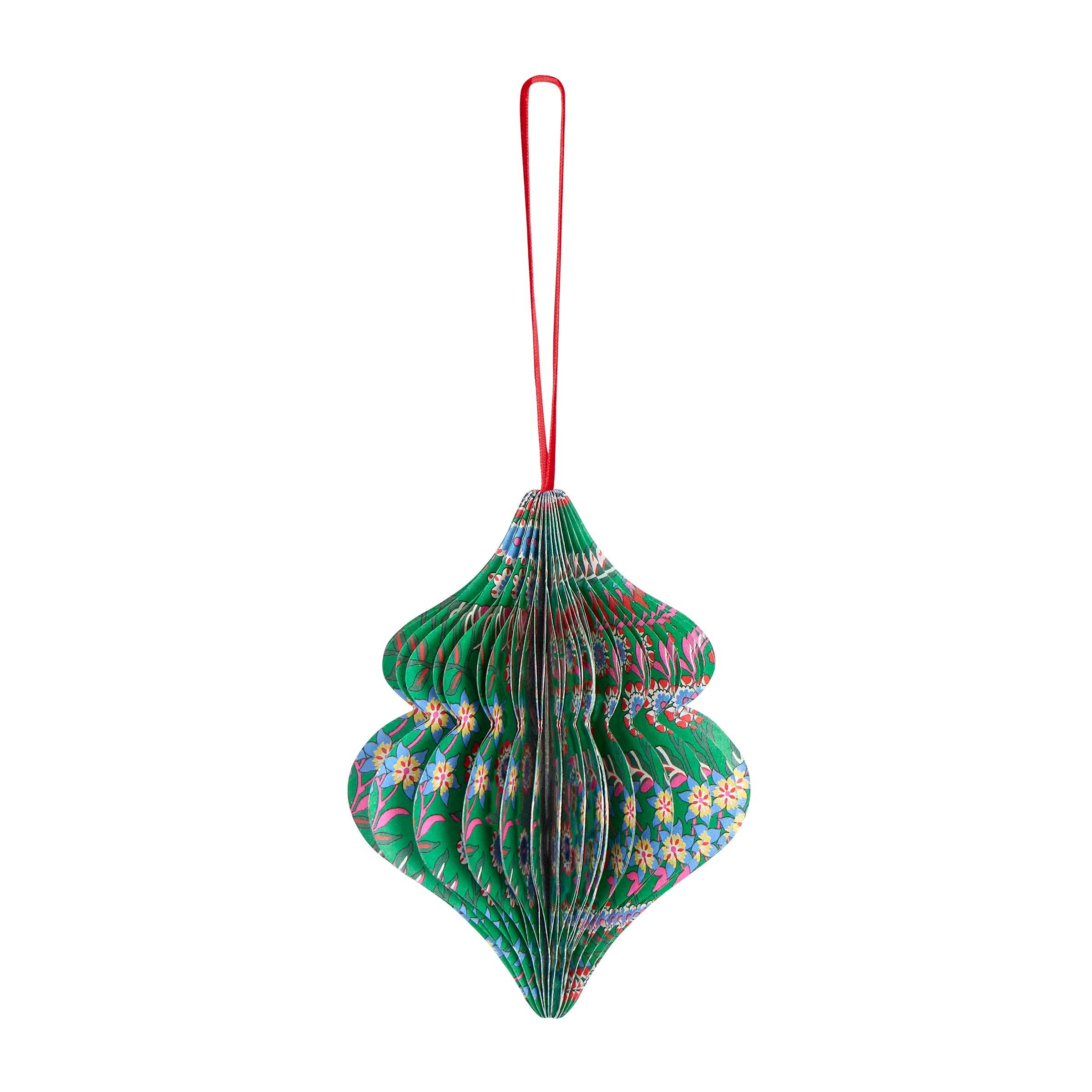 Meri Meri x Liberty Paper Honeycomb Tree Decorations