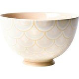 Layered Arabesque 9" Footed Bowl