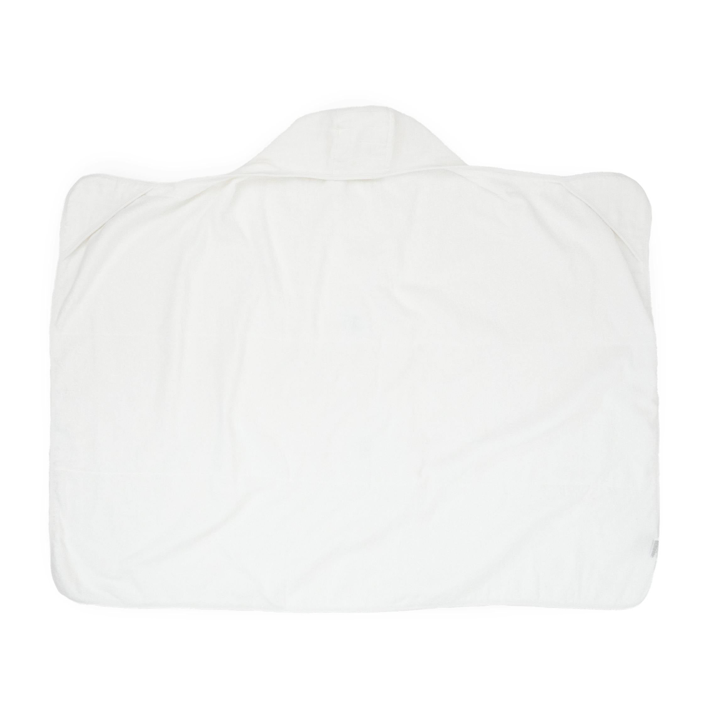 Toddler Hooded Towel - White