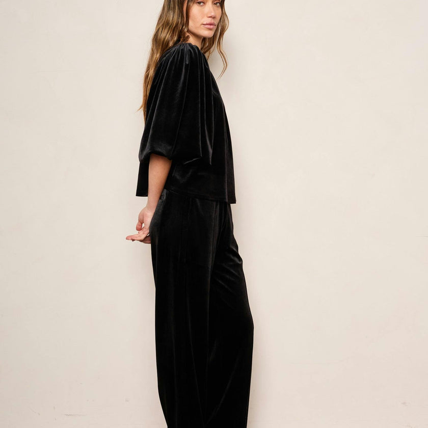 Women's Jin Velvet Wide Leg Pant