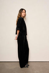 Women's Jin Velvet Wide Leg Pant