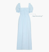 The Scarlett Nap Dress - Pale Blue