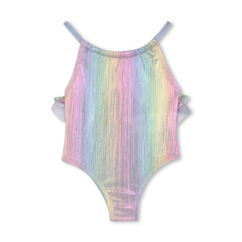 Younger Girls Iridescent Rainbow Swimsuit