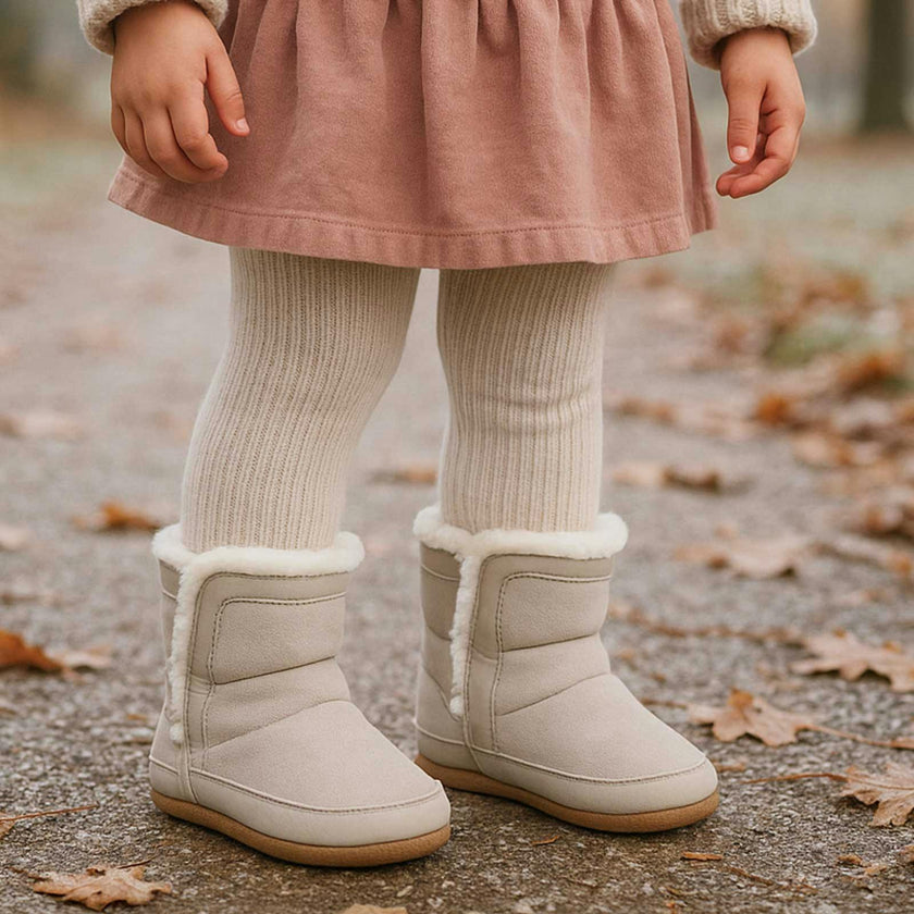 Cozy Cuff Taupe Soft Sole Boot