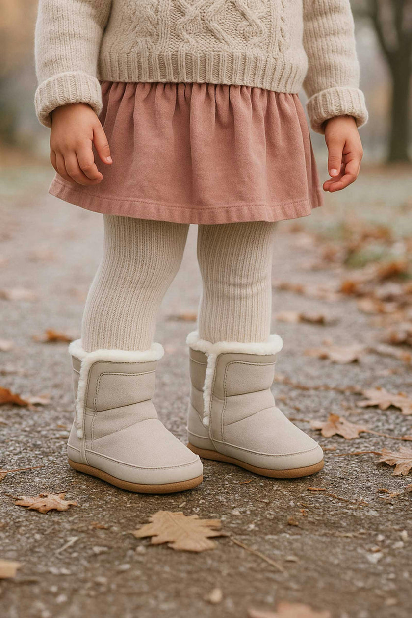 Cozy Cuff Taupe Soft Sole Boot