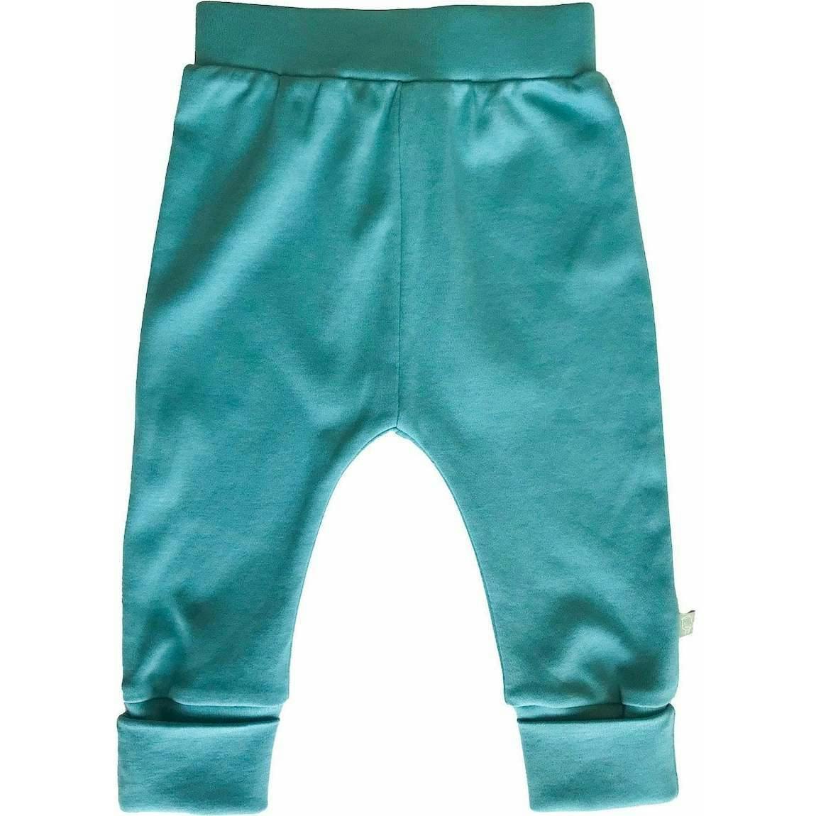 cuffed pants | vintage aqua