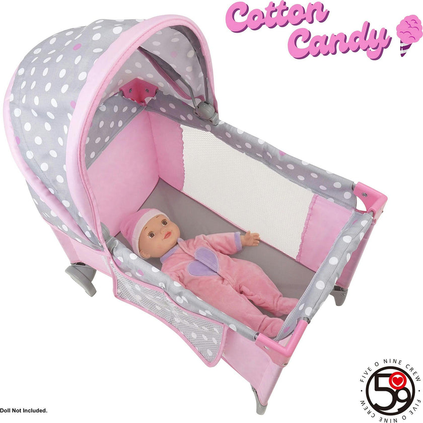 Cotton Candy Pink Doll Play Yard - Pink