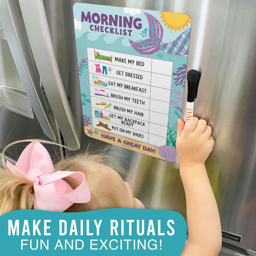 Mermaid Kids Chore Chart