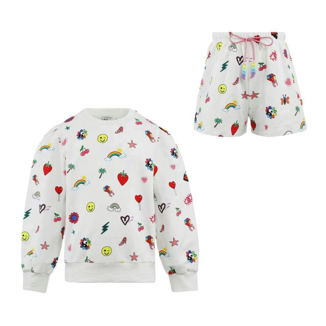 Emoji Vibes Short Set