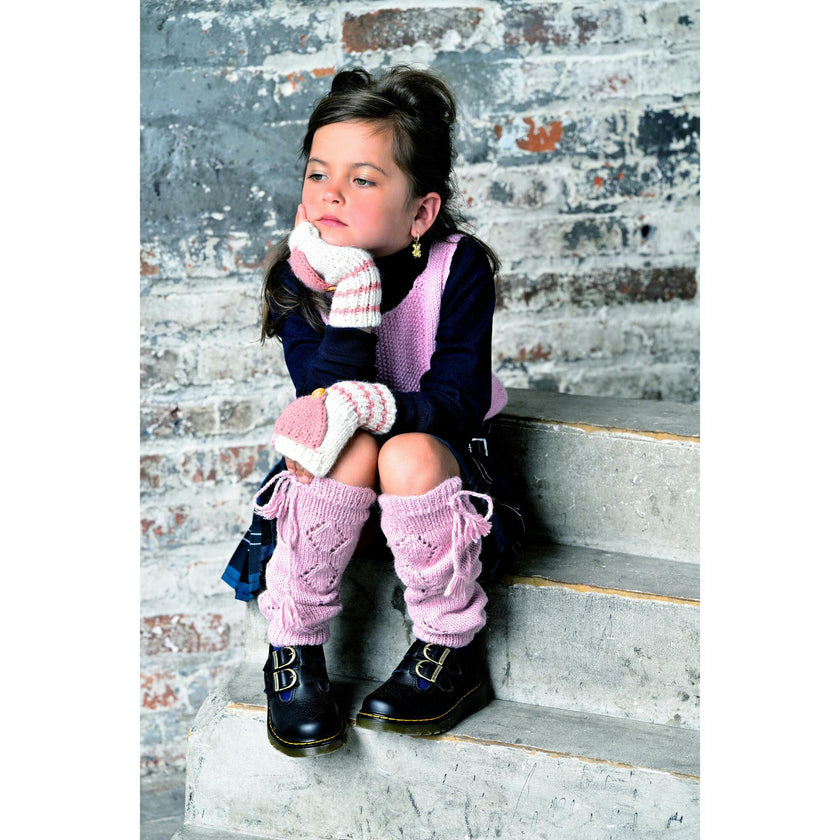 Kids Fingerless Fold-Over Mittens