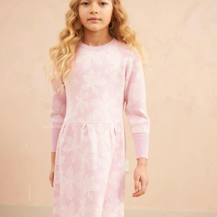 Chestnut Leaves Dress | Bubble Gum