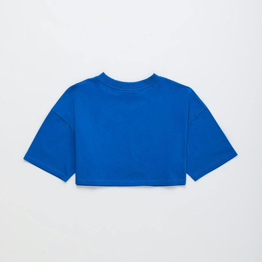 HULA CROP TOP BLUE