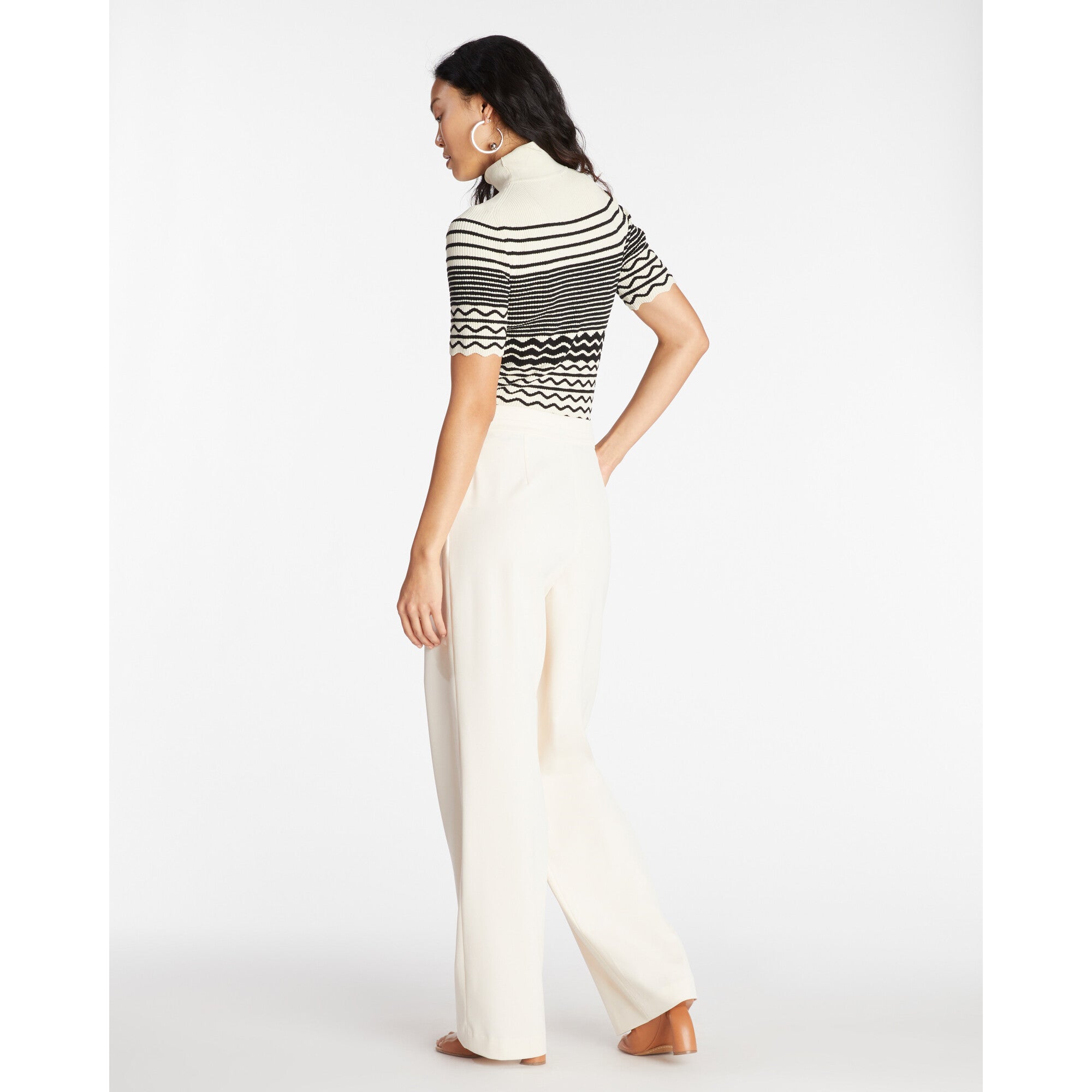 Women's Cara Knit Top, Cream