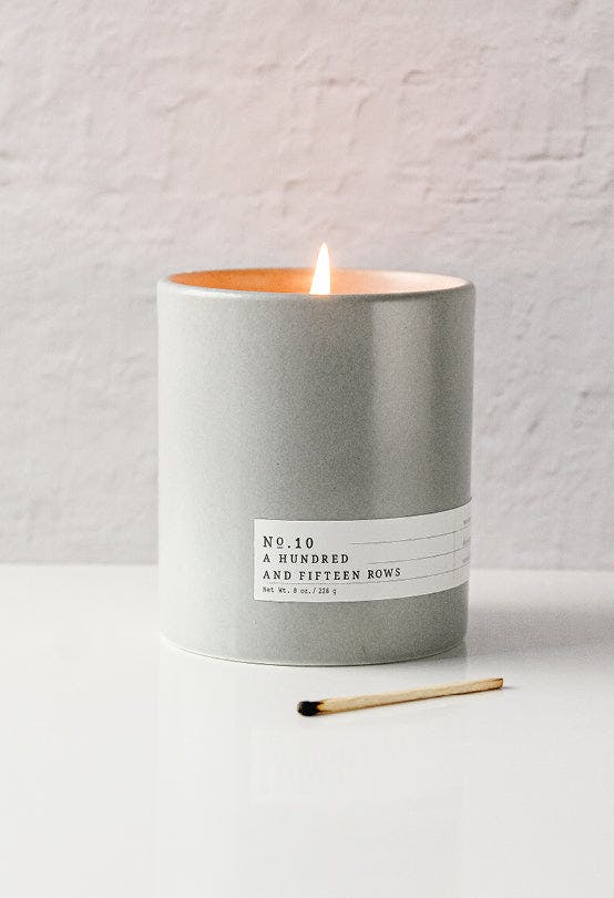 No.10  A Hundered and Fifteen Rows Candle