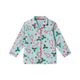 Girls & Tween Pajama Set | Candy Cane Hearts