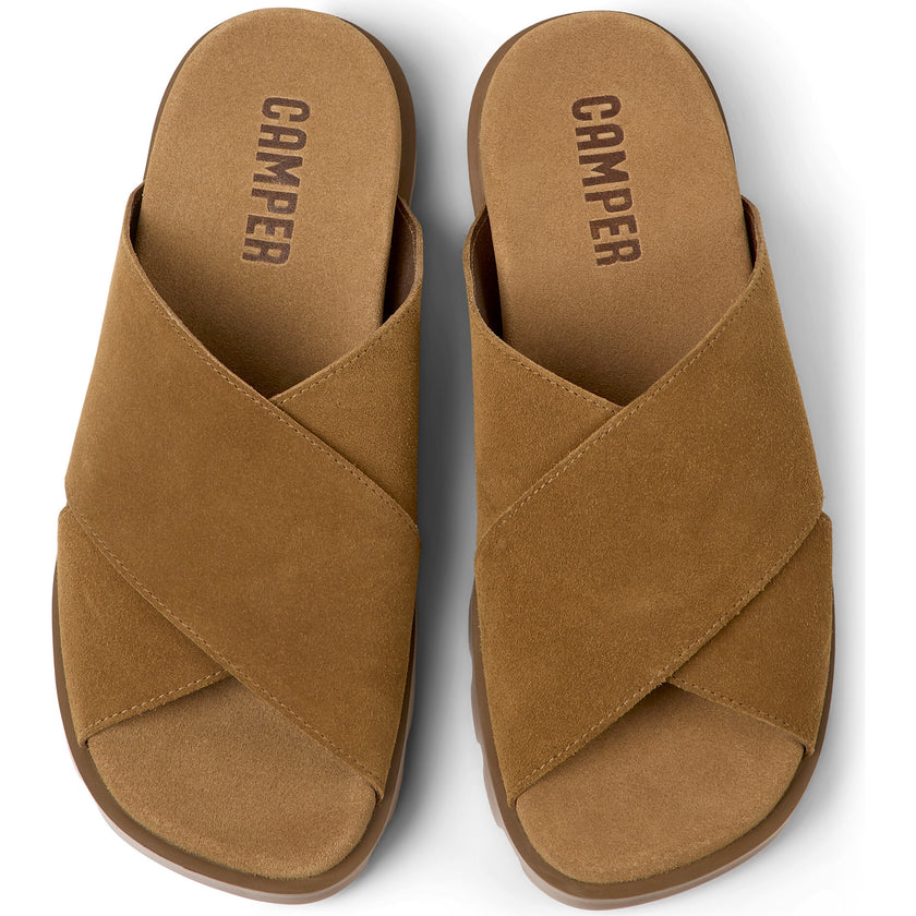 Women's Brutus Sandals Nubuck, Medium Brown