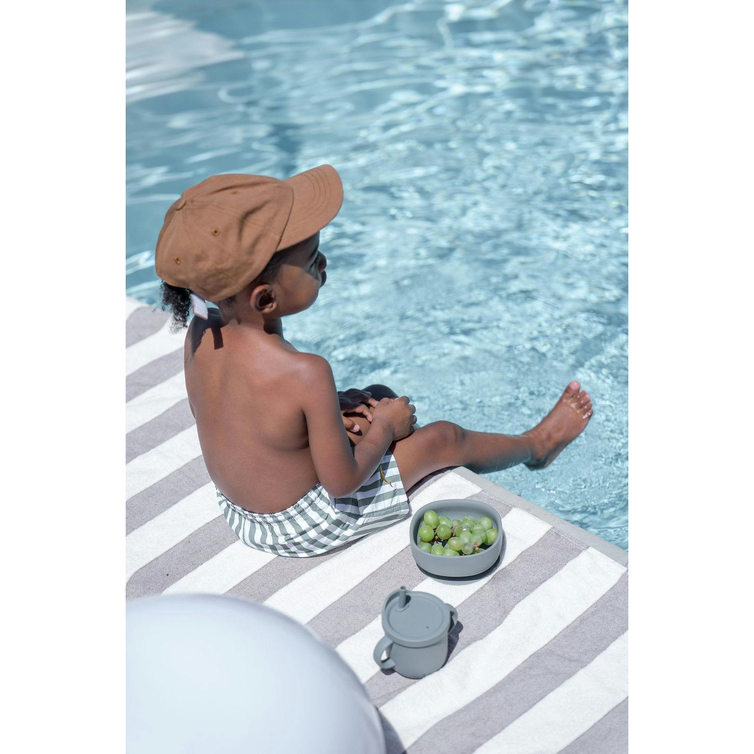Silicone Rounded Square Grip Bowl