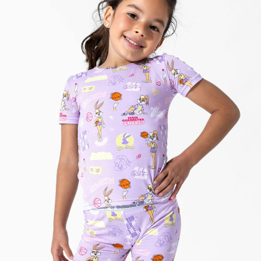 Lola Bunny Bamboo Kids Pajama Short Set