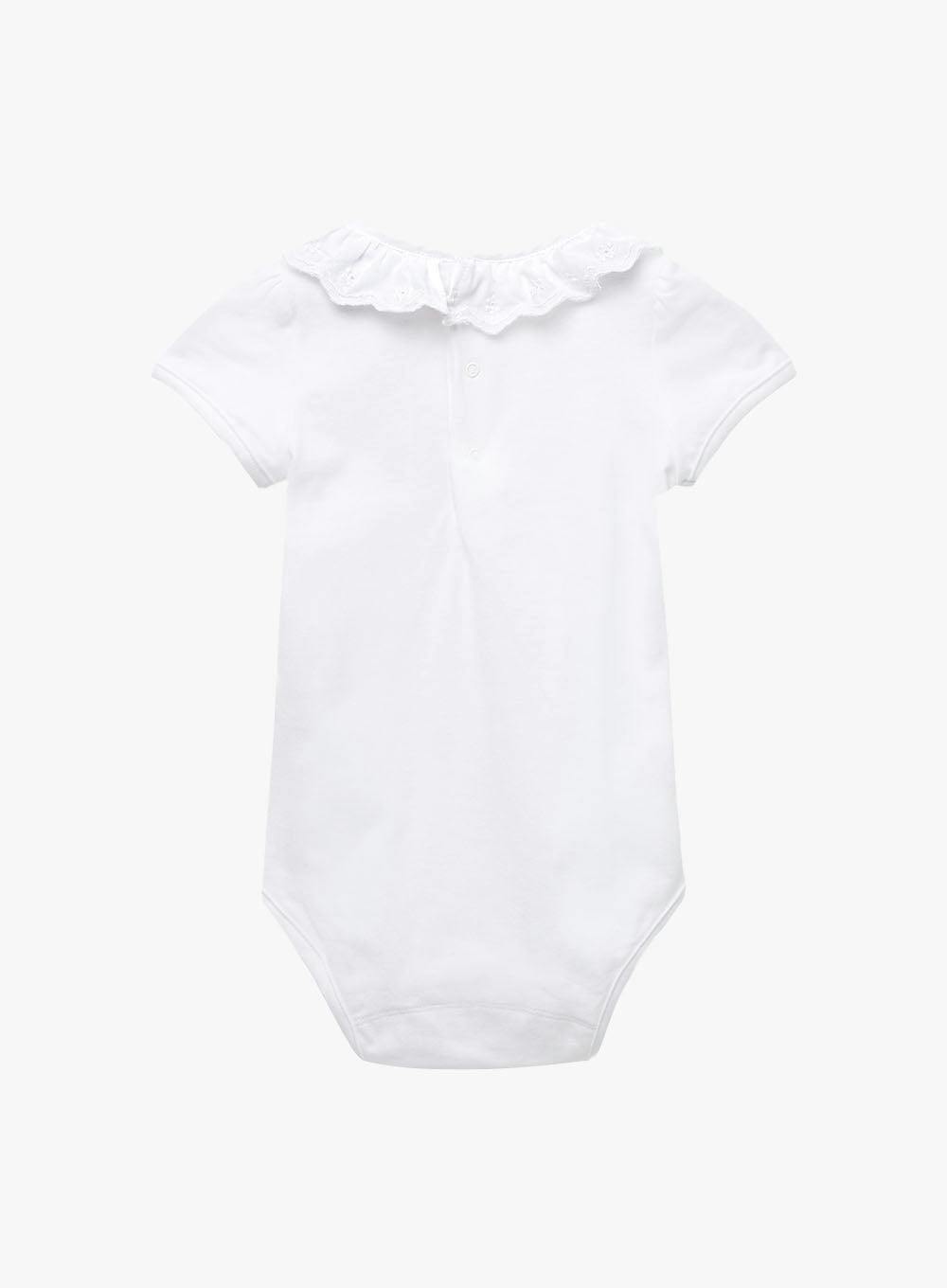 Baby Short-Sleeved Katie Anglaise Bodysuit