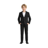 Black Slim-Fit Suit Set