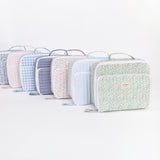 slate floral coated lunchbox