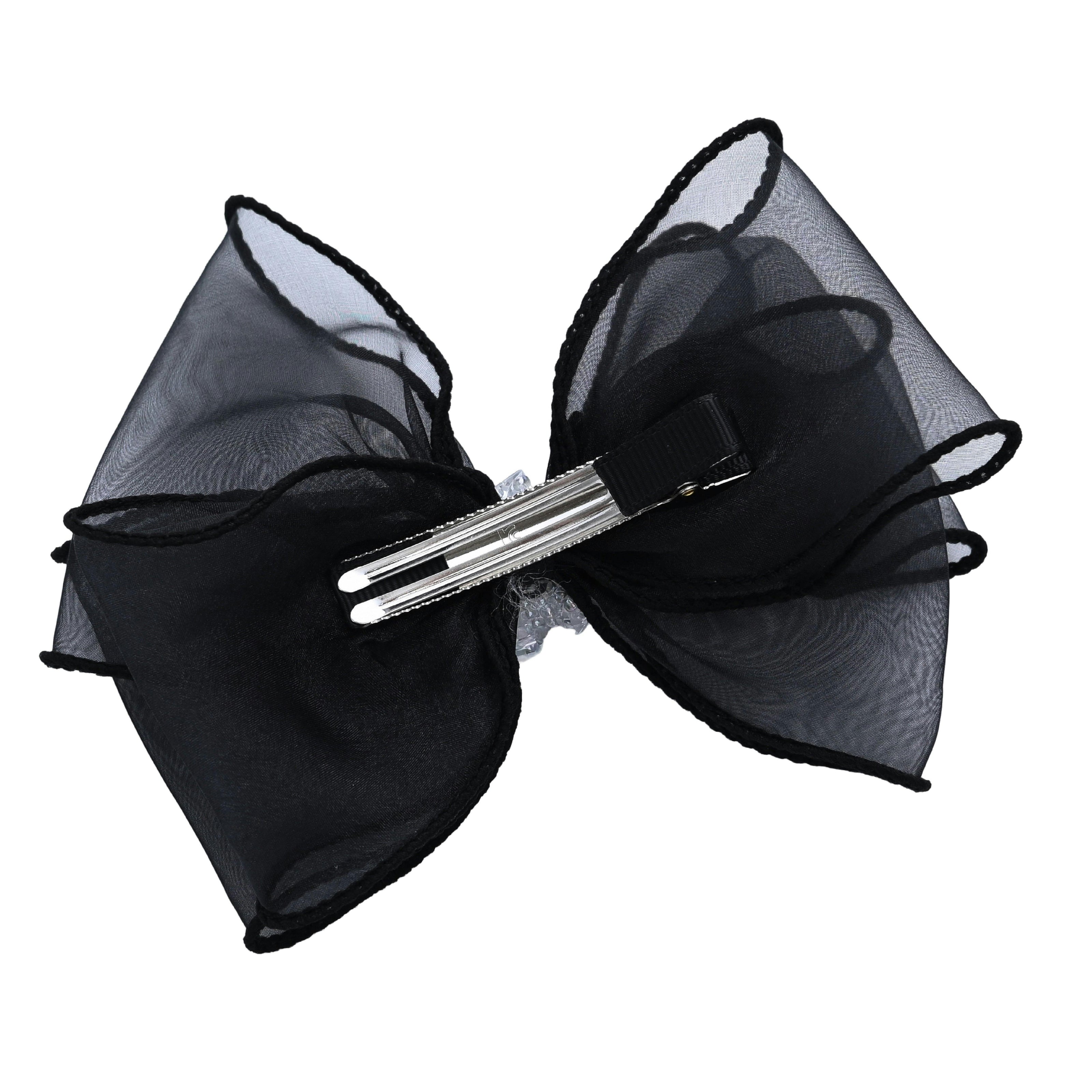Multicolor Crystal Accent Bow Set