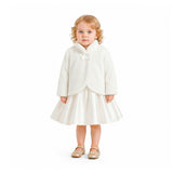 Ivory Plush Asymmetrical Coat