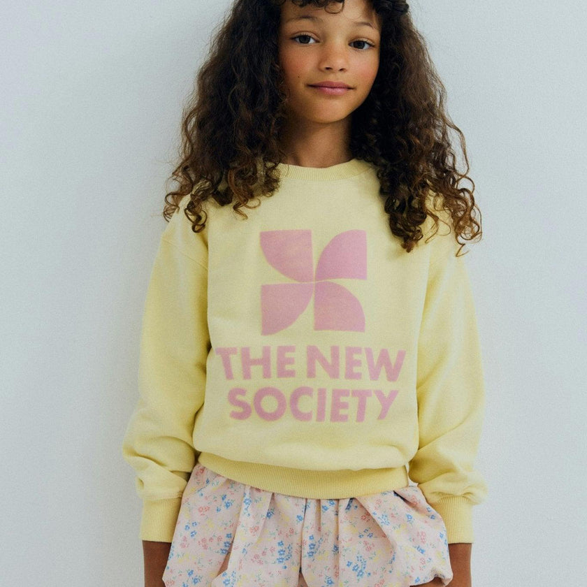 TNS Logo Sweatshirt Soft Lemon