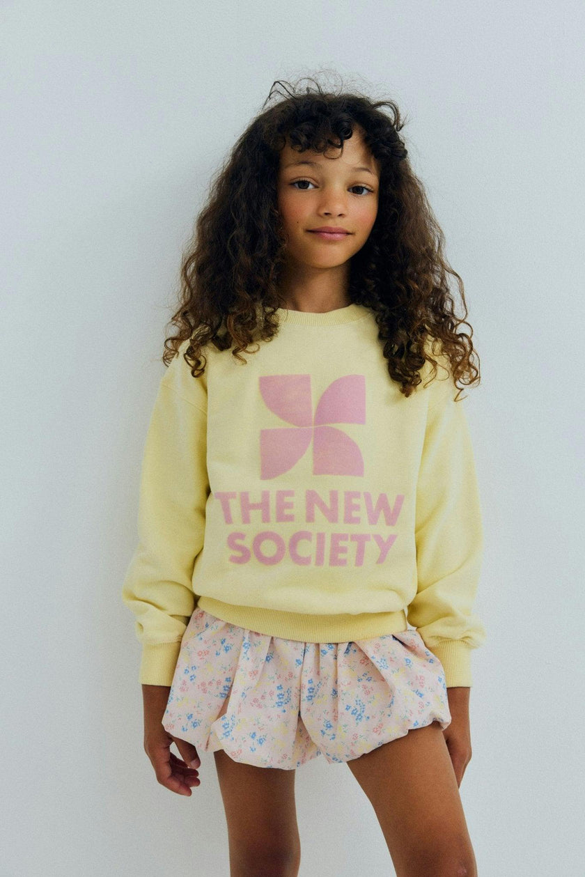 TNS Logo Sweatshirt Soft Lemon