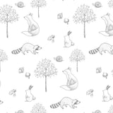 Gray Raccoon Pima Cotton Baby Blanket