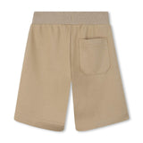 Boys Beige Logo Shorts
