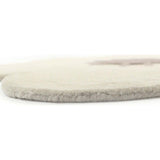 Hand-Tufted Wool Velvet Flower Rug