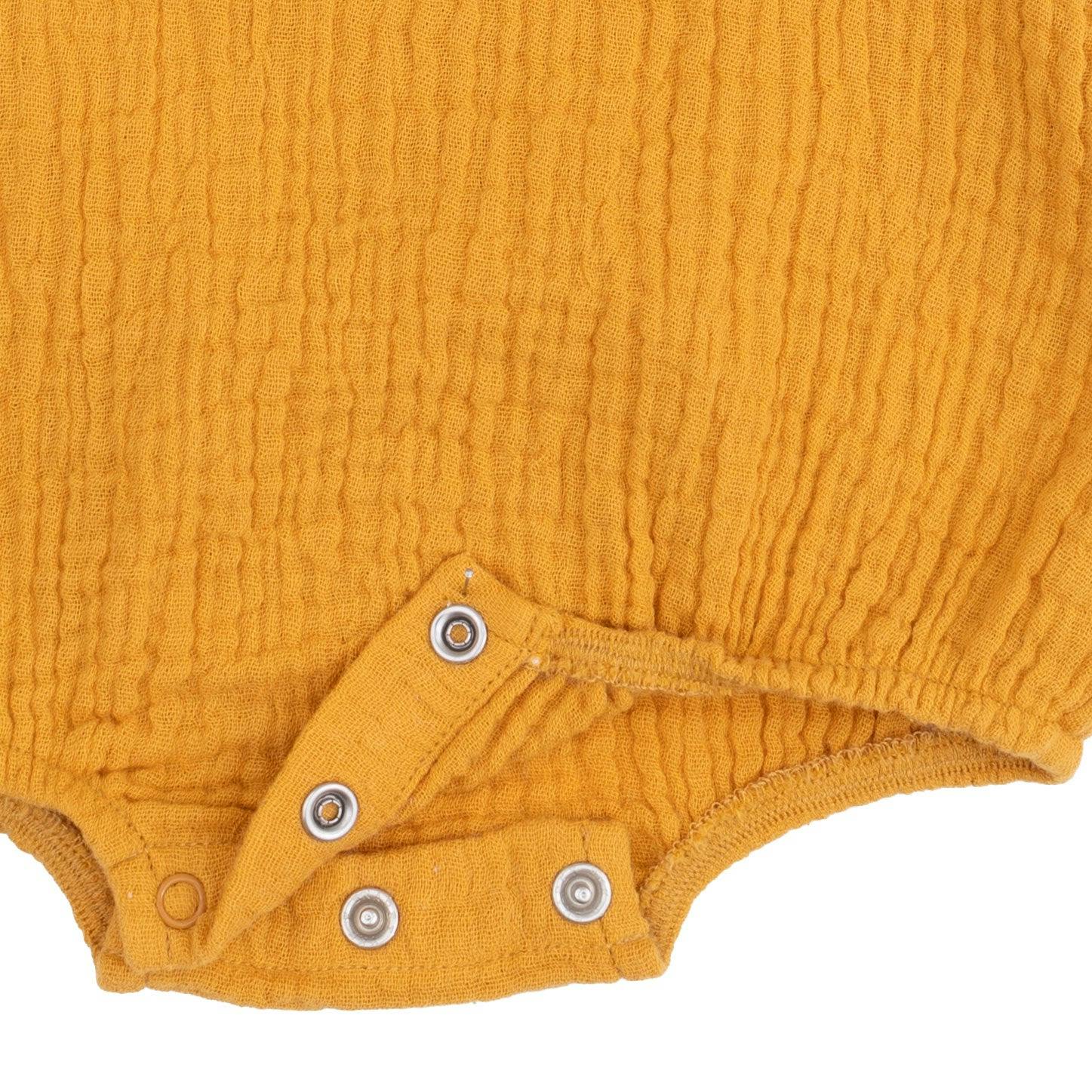 Baby Sunflower - Bubble with Ruffle Collar