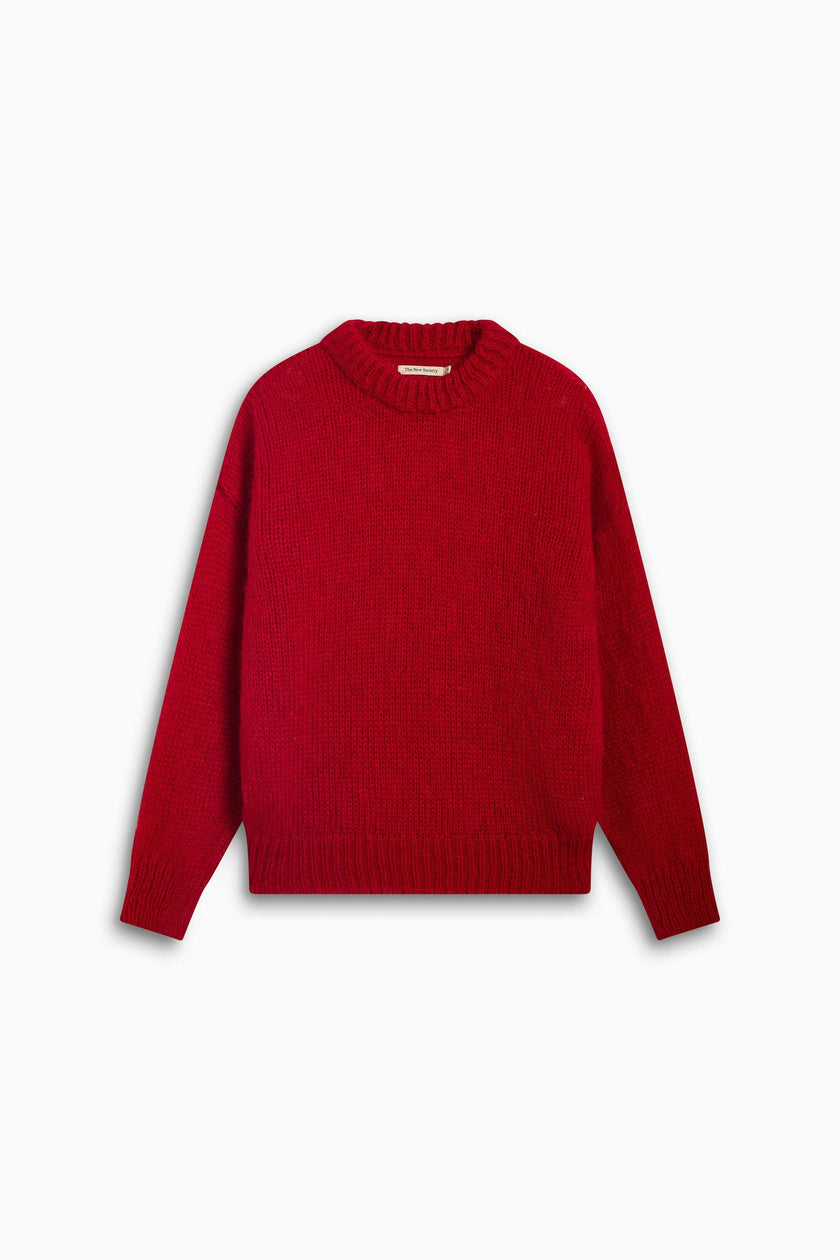 Cozy Woman Jumper Chinese Red