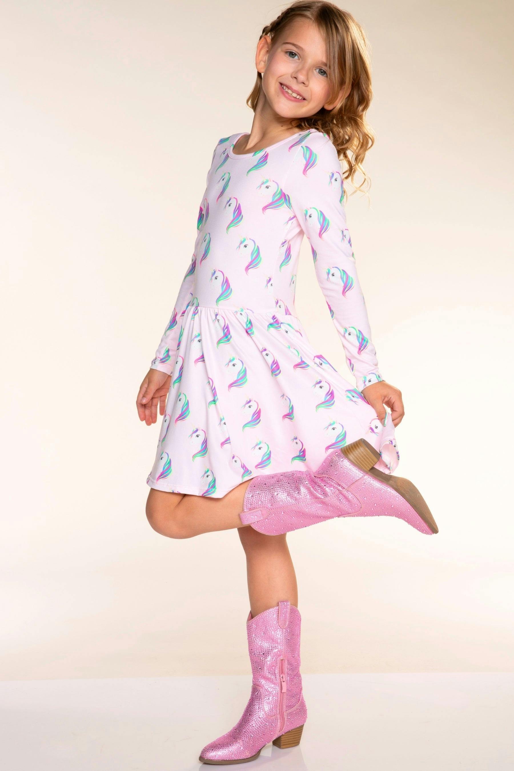 Simply Soft Long Sleeve Scoop Back Be Happy Dress