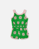Terry Cloth Sleeveless Jumpsuit