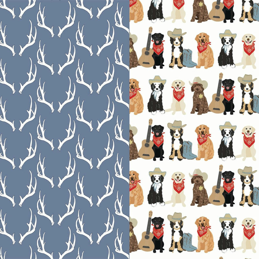 James Boys' Underwear Set - Rustic Antlers/Western Pups
