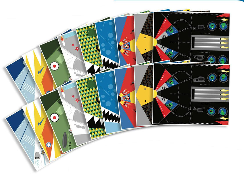 Pockets - Origami Portfolio - Planes - 7y+