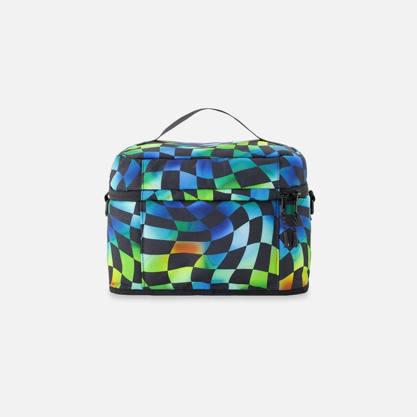 Little Boy Checkered Adventure Functional Lunch Box