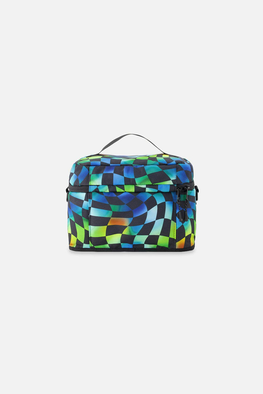 Little Boy Checkered Adventure Functional Lunch Box