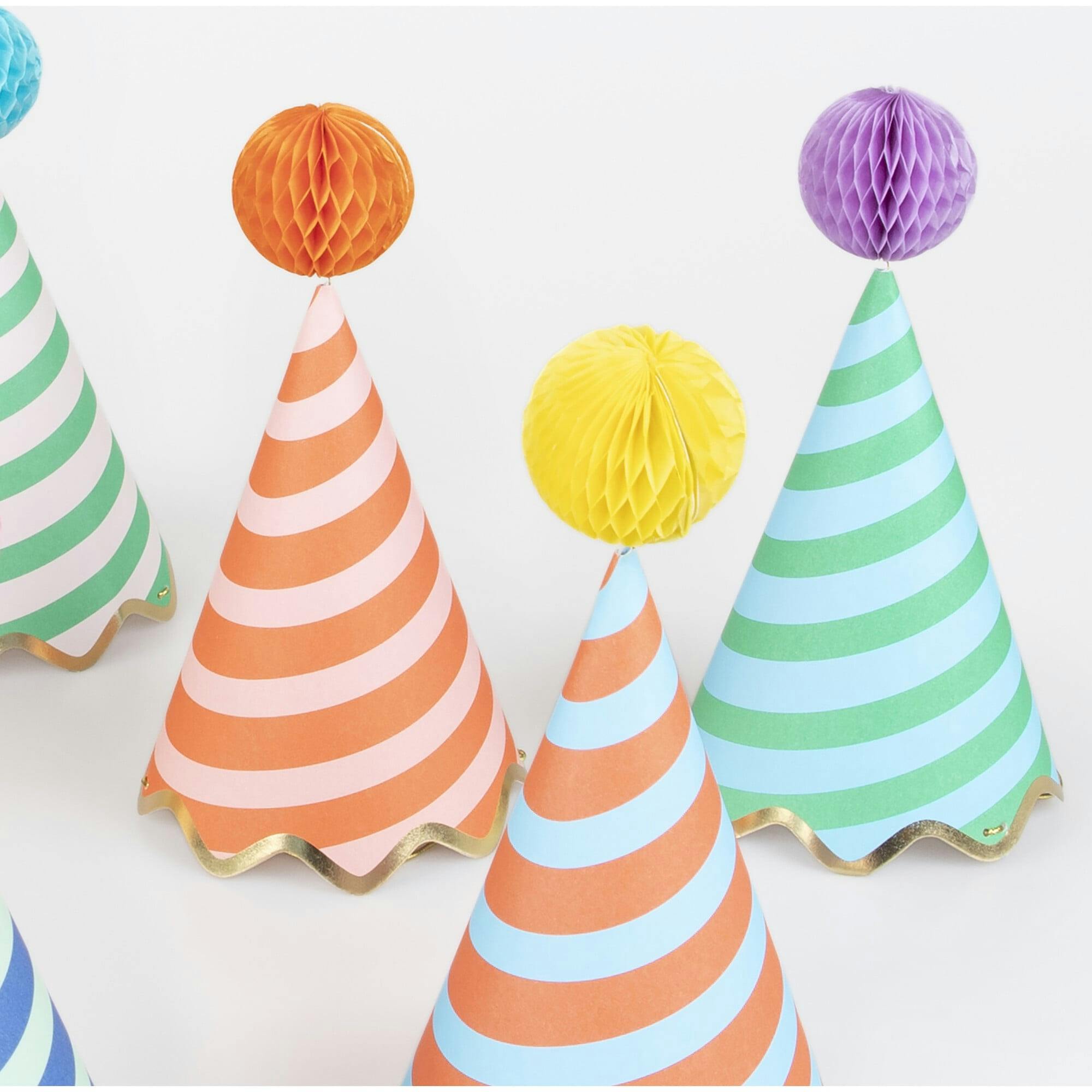 Stripe Party Hats