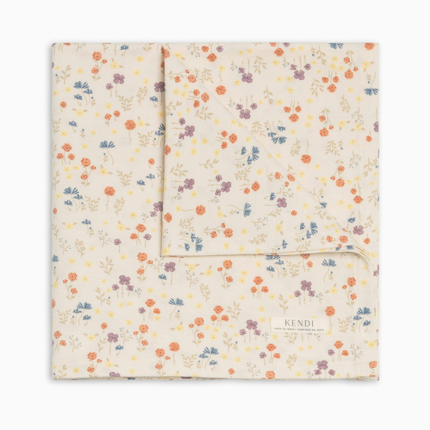 Swaddle Blanket - Margot Floral / Barn + Sea